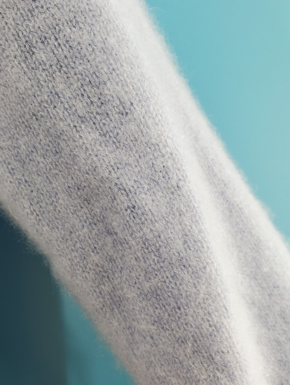 Blue 100% cashmere long cardigan S - Picture 10 of 16